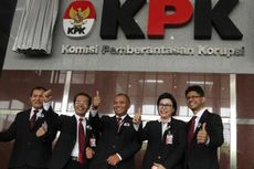 Hadiri Peresmian Gedung Baru, Pimpinan KPK Kompak Berpakaian Hitam-Merah