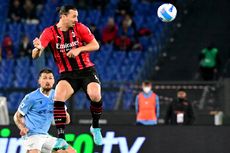 Lazio Vs AC Milan: Assist Mahal dari Ibrahimovic Sang Mercusuar