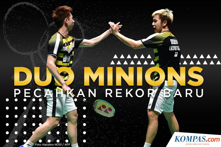 Duo Minions, Kevin Sanjaya dan Markus Gideo Pecahkan Rekor Baru