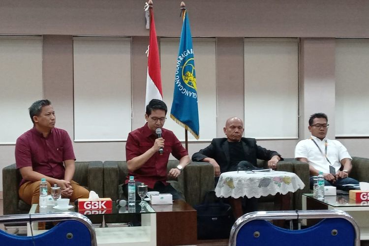 Media briefing PPKGBK di Kantor PPKGBK, Jakarta, Selasa (31/10/2023).
