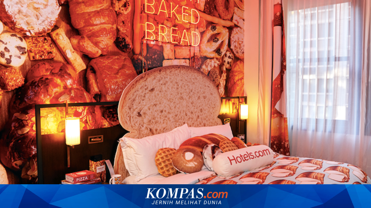 Unik! Kamar Hotel Bertema Roti Dibuka di New York