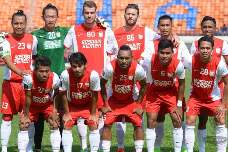 Skuad PSM Makassar di Piala Presiden 2017.