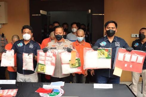 Polisi Bongkar Jaringan Narkoba Internasional di Banjarmasin, 8 Kg Sabu Disita