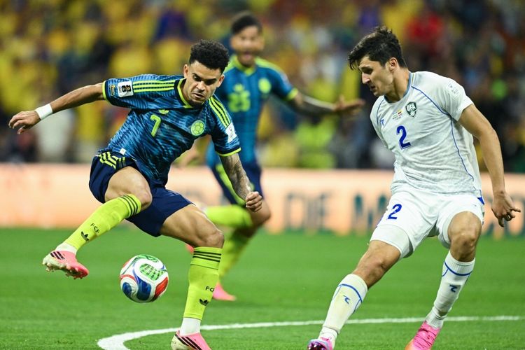 Man of The Match Uzbekistan vs Kolombia: Luis Diaz yang Tak Terbendung