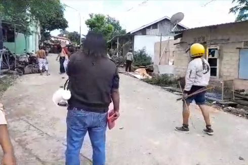 Kericuhan di Tangki Seribu Batam, Polisi Amankan Bom Molotov, Sajam dan Anak Panah