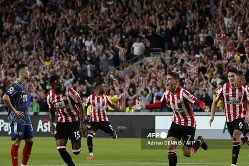 Hasil Brentford Vs Arsenal, The Gunners Takluk dari Tim Promosi