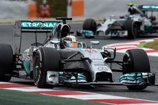 Hamilton Menangi Persaingan Sengit dengan Rosberg di Spanyol