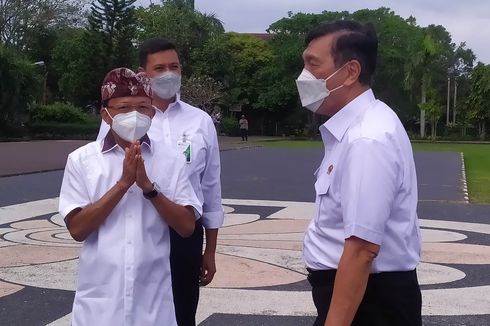  Luhut Beri Waktu Koster 1 Minggu Perbaiki Penanganan Covid-19 di Bali