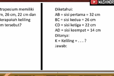 Berapa Keliling Trapesium? Jawaban Soal TVRI 21 Agustus SD Kelas 4-6