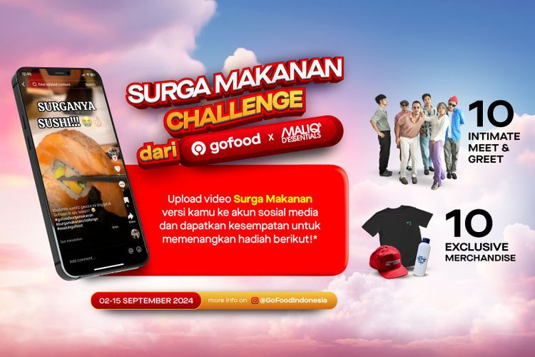 Surga Makanan Challenge X GoFood. 