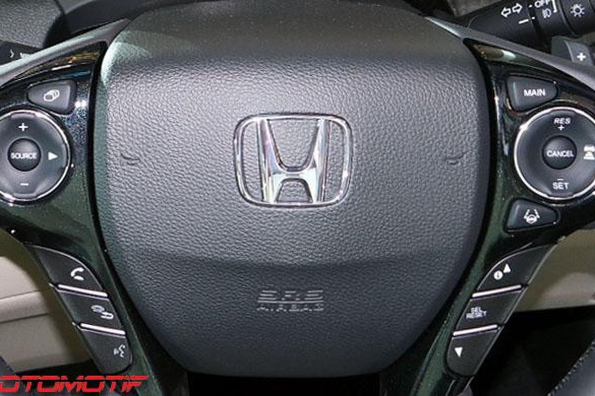 Kantong udara pada Honda Accord 2015.