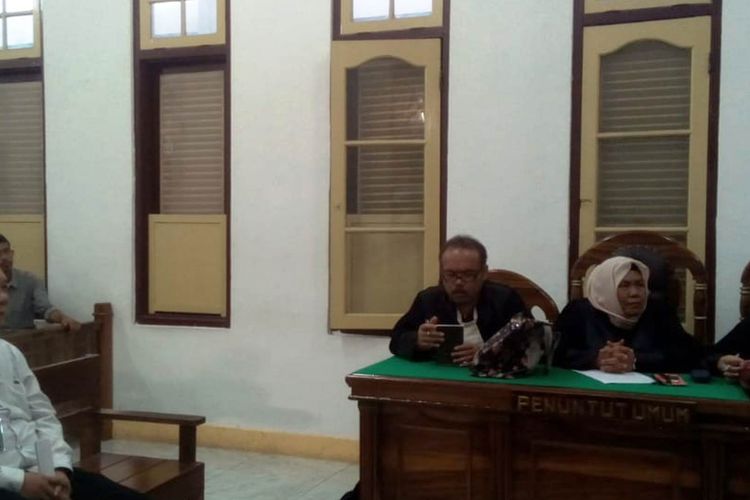 Terbukti bersalah melakukan tindak pidana Pemilu, Ibrahim Martabaya divonis tiga bulan penjara oleh majelis hakim PN Medan, Rabu (27/3/2019). 