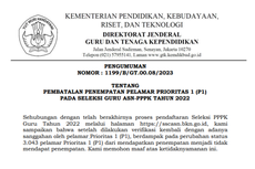 PGRI Minta Kemendikbud Cabut Pembatalan Penempatan P1 PPPK Guru 2022
