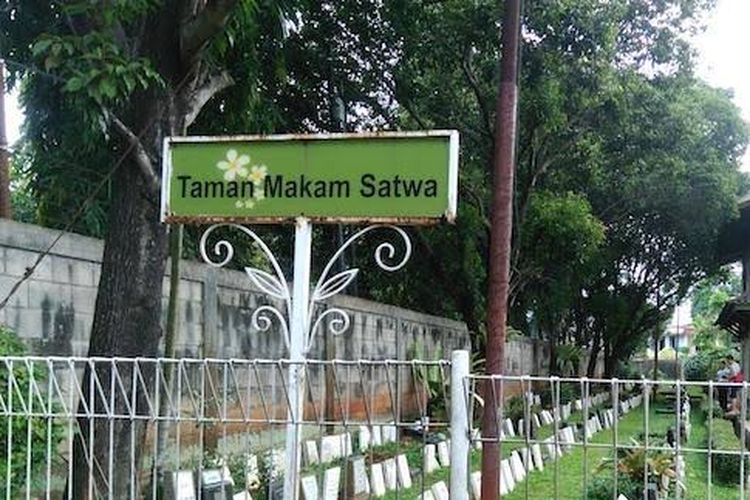 Taman Makam Satwa di Pondok Pengayom Satwa, Ragunan, Jakarta Selatan.