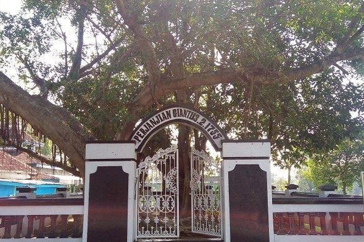 Situs Perjanjian Giyanti sebagai penanda ditandatanganinya Perjanjian Giyanti pada 13 Februari 1755