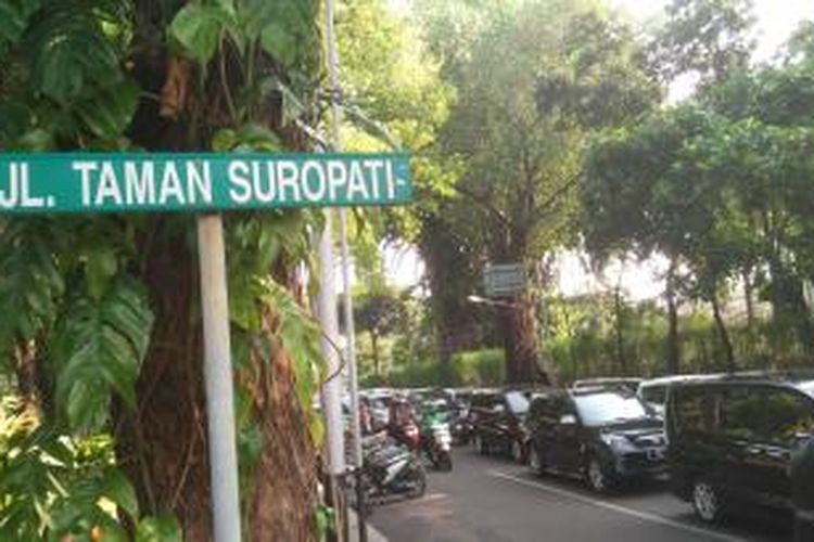 Jalan Taman Suropati, Jakarta Pusat.
