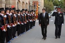 Puigdemont Tuduh UE Bantu Spanyol Hambat Kemerdekaan Catalonia