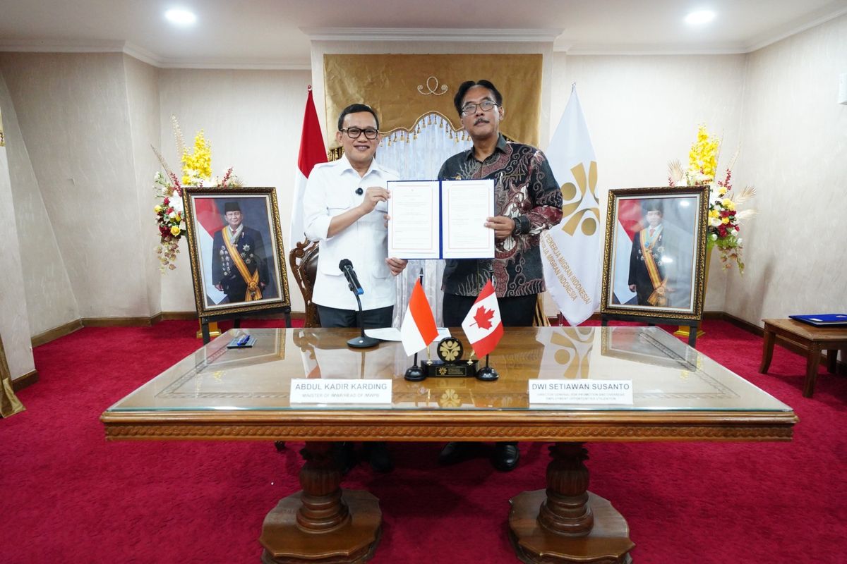 Kementerian Pelindungan Pekerja Migran Indonesia (P2MI) resmi menjalin kerja sama dengan Department of Health New Brunswick, Kanada.
