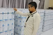 27 Ribu Liter Air Zamzam untuk Jemaah Haji Aceh Tiba di Asrama Haji Embarkasi Aceh
