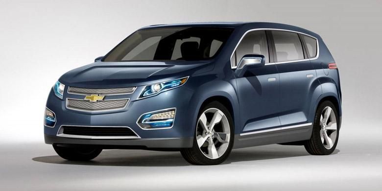 Chevrolet Volt MPV5 Concept yang muncul pertama kali di Beijing. Kemungkinan modelnya akan berubah lebih ke arah crossover, bukan MPV.