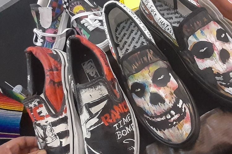 Sneakers tatto yang dipamerkan di kostumfest 2019