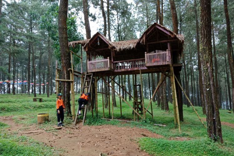 Agrowisata Sikembang Park di Kabupaten Batang, Jawa Tengah yang dikelola Pokdarwis Bombat, Kamis (3/5/2018).
