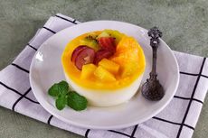 Resep Puding Susu Cocktail Buah, Camilan Bikin Adem Tenggorokan