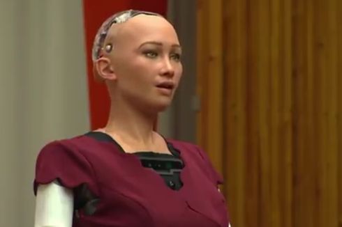 Robot Wanita Ini Ikut dan Berbicara di Rapat PBB