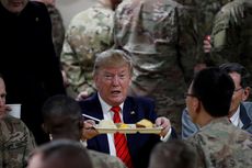 Rayakan Thanksgiving, Trump Berkunjung ke Afghanistan