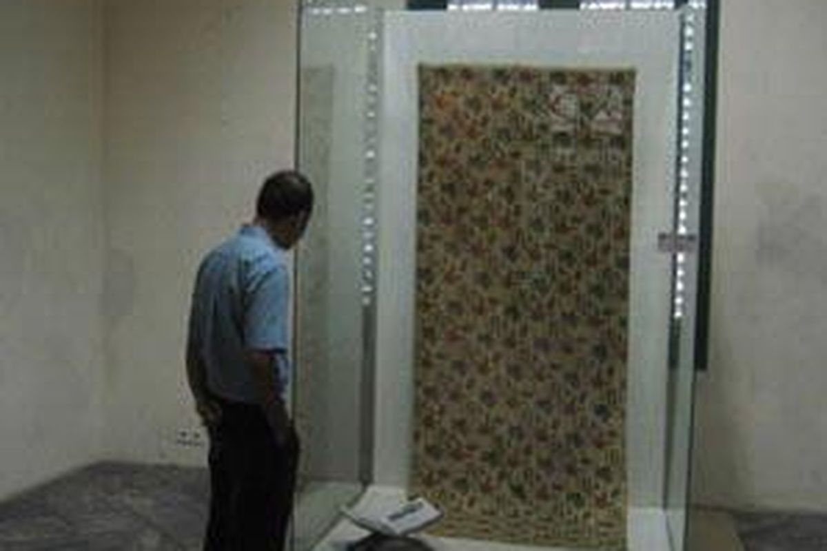 Koleksi batik di Museum Tekstil, Tanah Abang, Jakarta Pusat