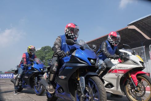 Jajal Yamaha All New R15 di Sirkuit Sentul