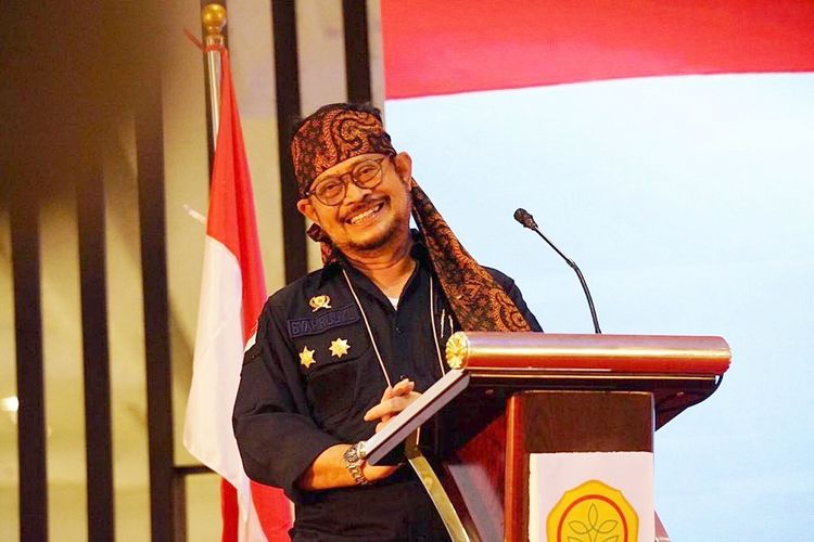 Menteri Pertanian (Mentan) Syahrul Yasin Limpo (SYL).