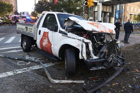 Aksi Teror Bermobil Kejutkan New York, 8 Tewas dan Lusinan Terluka