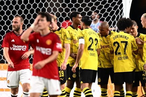 Hasil Man United Vs Dortmund 2-3: Setan Merah Tiga Kali Kalah