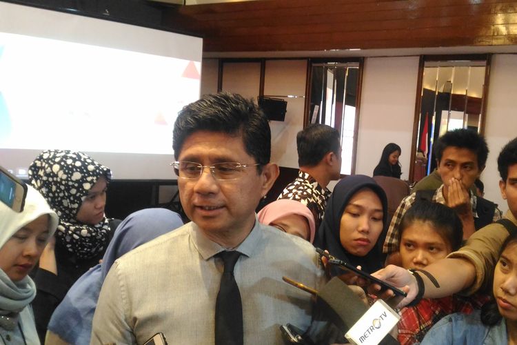 Wakil ketua Komisi Pemberantasan Korupsi (KPK) Laode Muhammad Syarif di Hotel Sari Pan Pasific, Jakarta, Selasa (19/3/2019). 