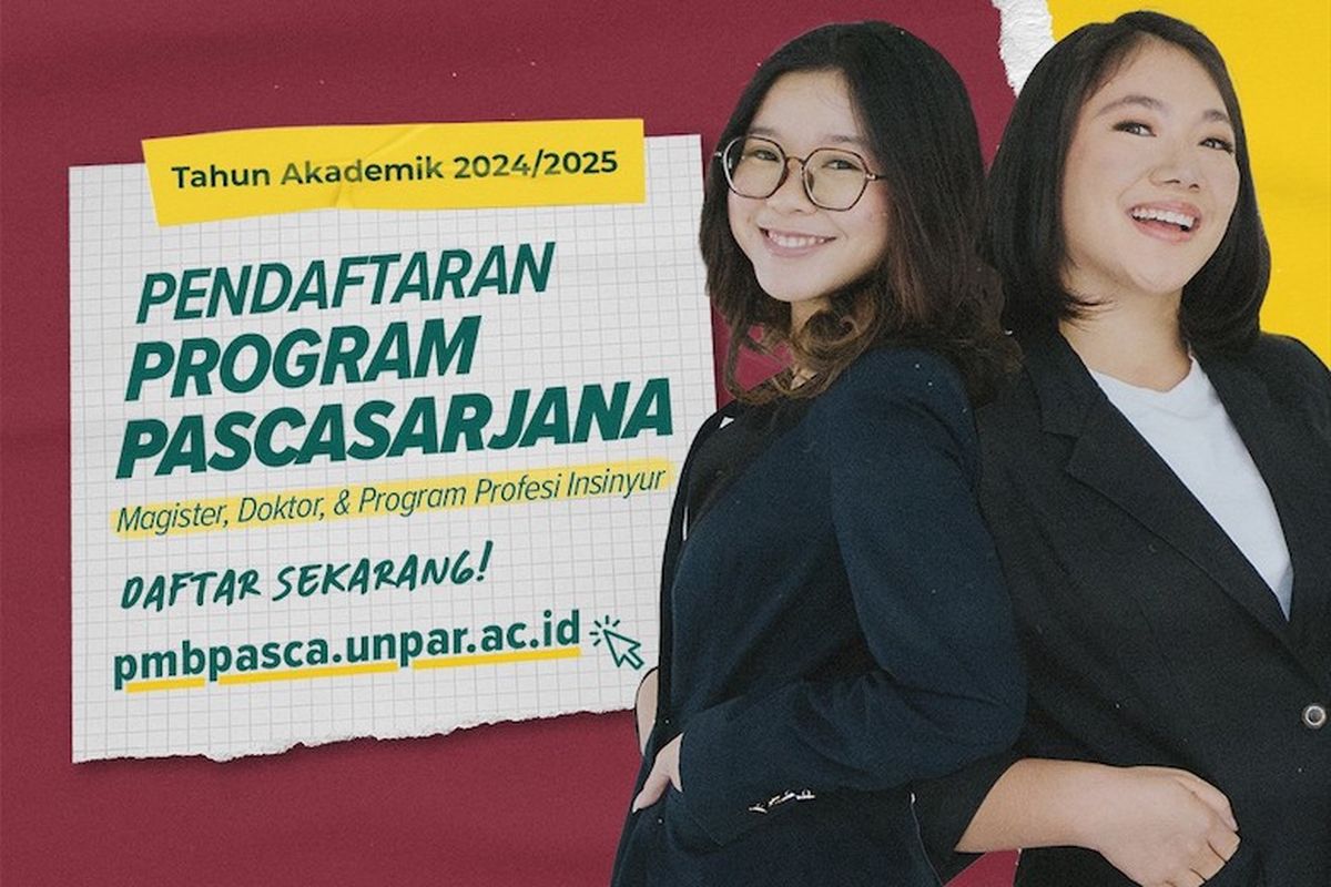 Unpar buka pendaftaran program pascasarjana magister (S2), doktor (S3), dan program profesi insinyur tahun akademik 2024/2025