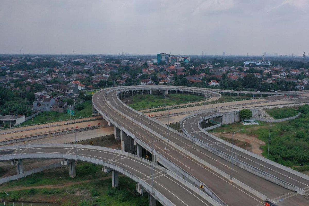 Jalan Tol Serpong-Cinere Ruas Serpong-Pamulang dan Jalan Tol Cengkareng-Batuceper-Kunciran resmi beroperasi.