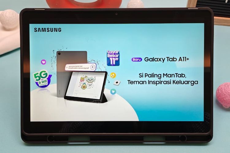 Samsung Galaxy Tab A11 Plus memiliki layar 11 inci.
