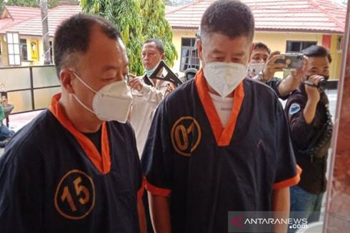 Jadi Penambang Emas Ilegal, 2 WN China Ditangkap di Kalteng