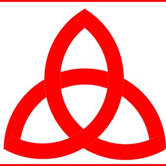 Simbol Hari Raya Tritunggal Mahakudus atau Minggu Trinitas