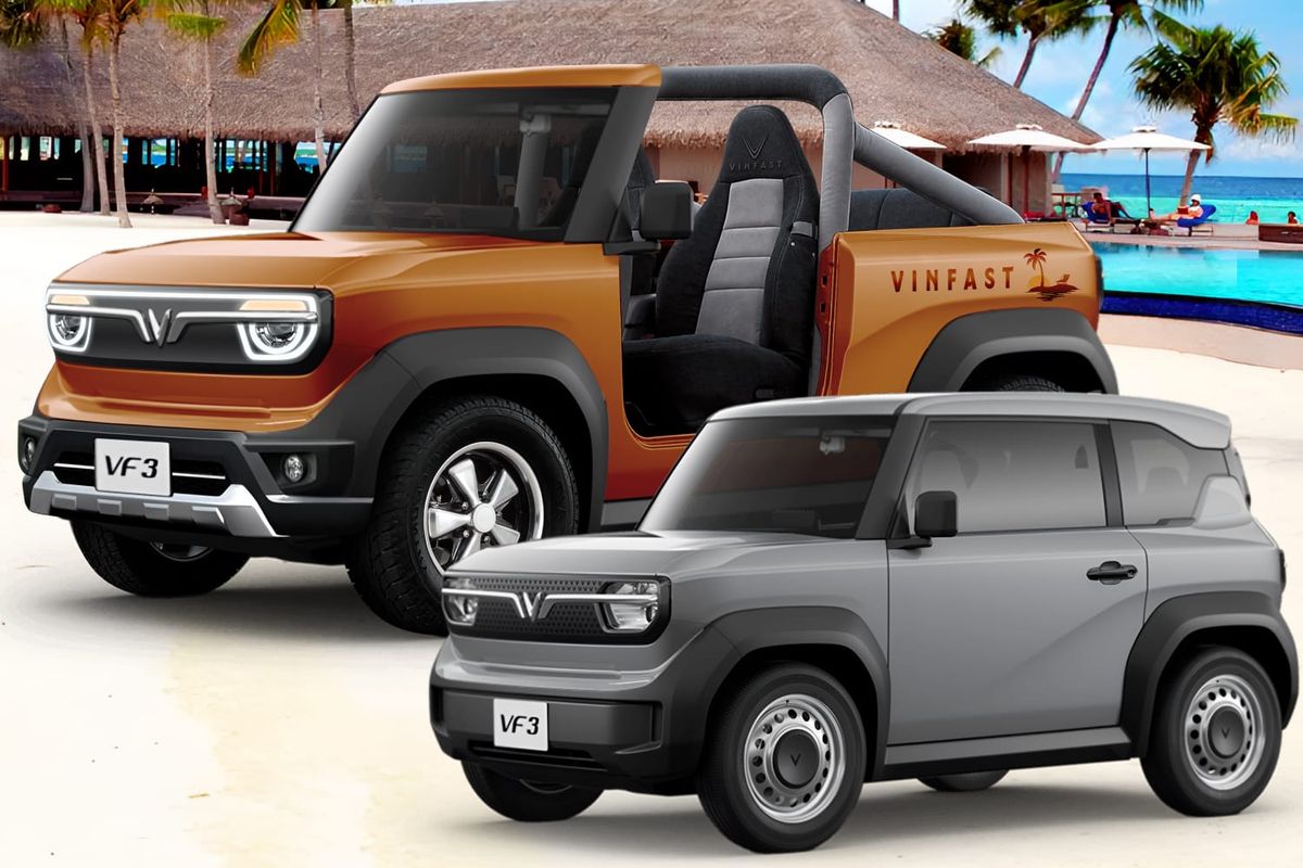 Modifikasi digital VinFast VF 3
