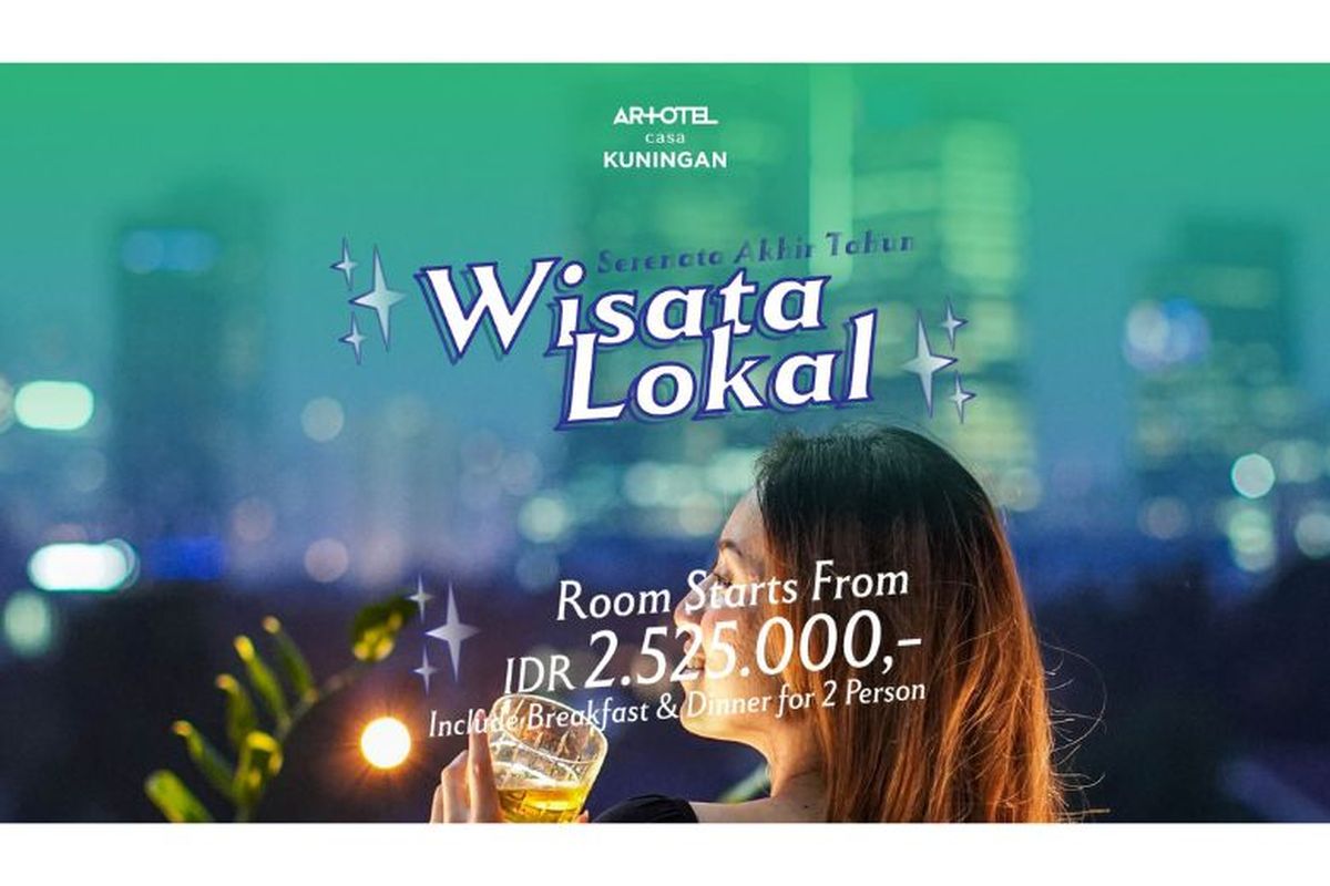 ARTOTEL Casa Kuningan menawarkan promo kamar akhir tahun bagi para tamu yang ingin menikmati momen pergantian tahun di tengah kota dengan Paket Wisata Lokal.