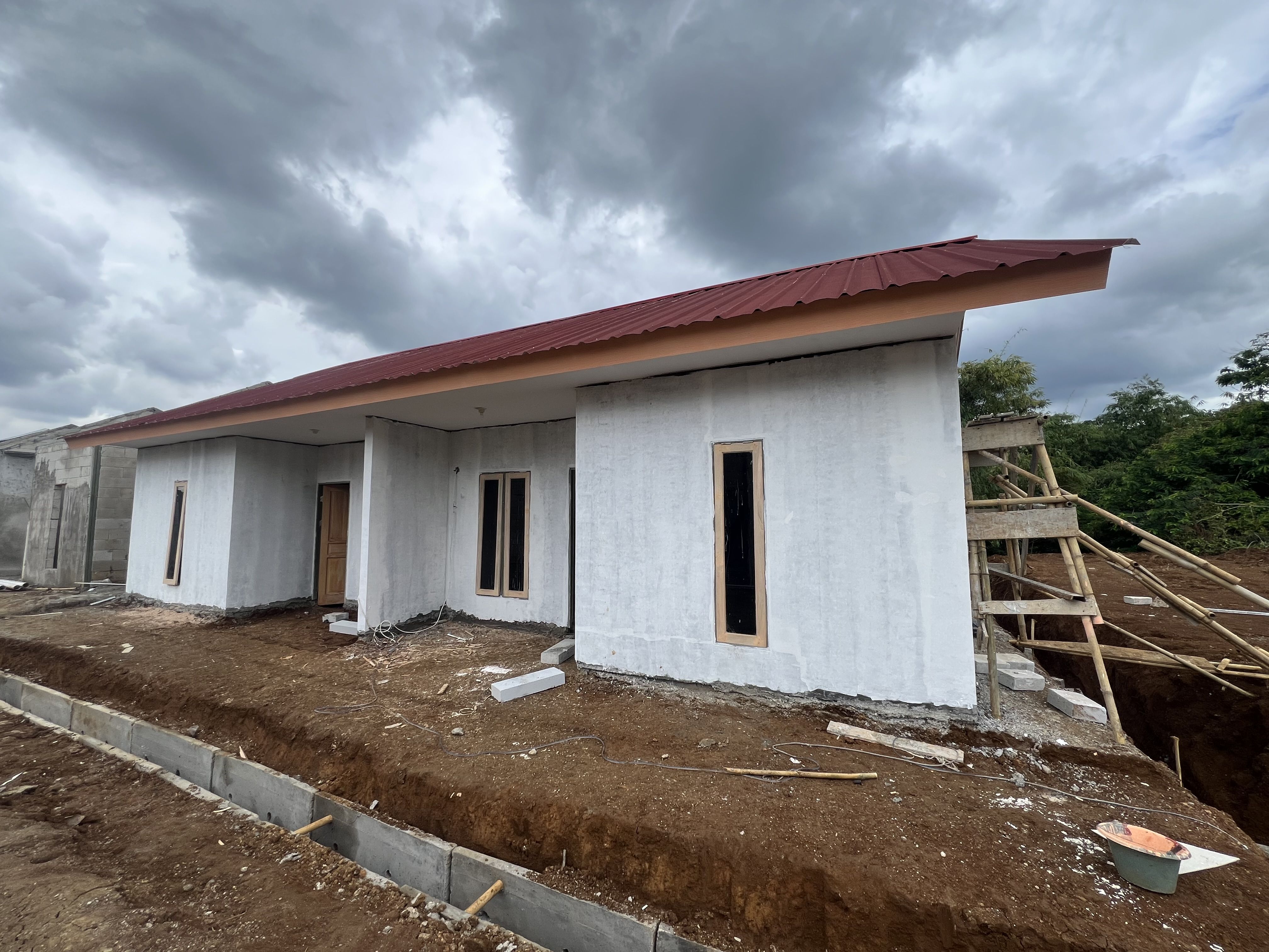 Progres Pembangunan Rumah Tahan Gempa di Bogor Capai 50 Persen