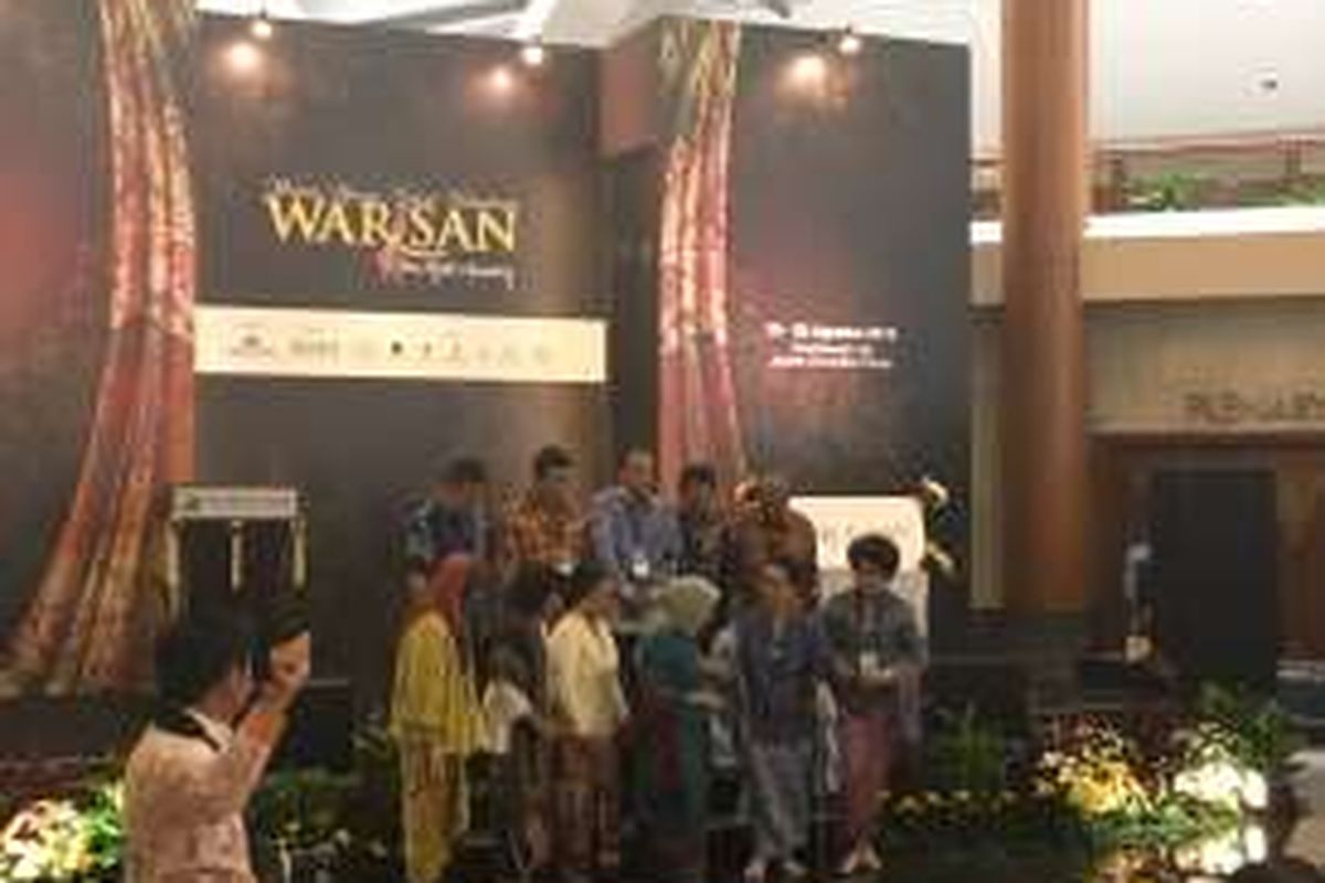 Pembukaan pameran 'Warisan' 2016 di Jakarta Convention Center, Kamis (25/8/2016). 