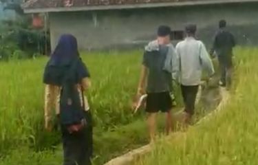 Tepergok Mesum di Gubuk Sawah, Dua ABG Nyaris Diamuk Warga