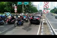 Lagi, Motor Ramai-ramai Lawan Arah di JLNT