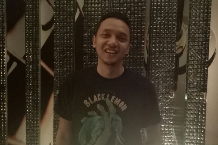 Iga Massardi Barasuara saat ditemui di Hard Rock Cafe, Senayan, Jakarta Pusat, Jumat (13/10/2017).