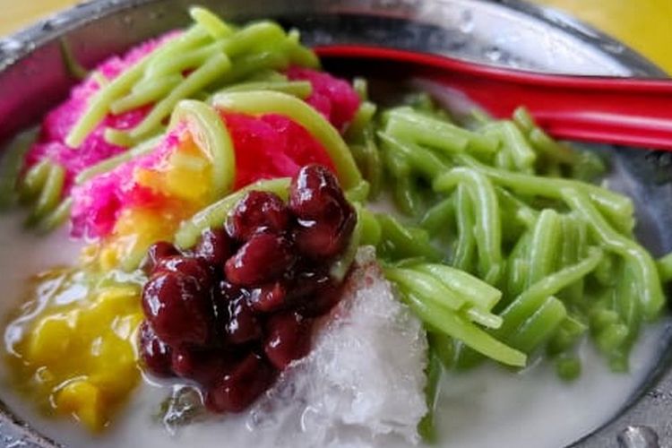 Es cendol di Singapura. 