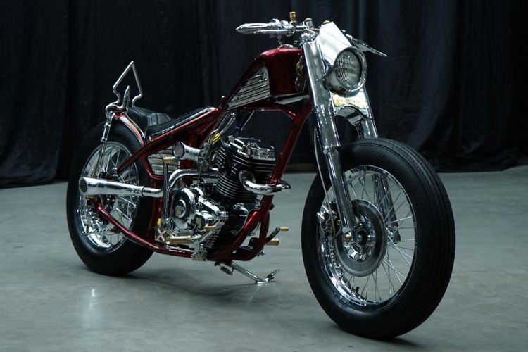 Inspirasi Wayang Pada Yamaha Byson Chopper Bobber