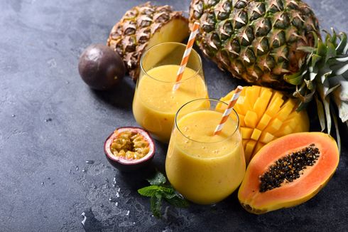 Resep Jus Pepaya Nanas untuk Hindari Begah Usai Makan Gulai Kambing